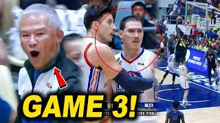 HINDI MAKAPANIWALA SI COACH CHOT Galit na Galit si Robert Bolick Nagpa-ulan ng TRES ang TNT