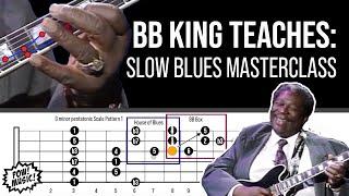 BB King Teaches How to Solo Over a Blues Progression Animated Fretboard Guitar Lesson fretLIVE