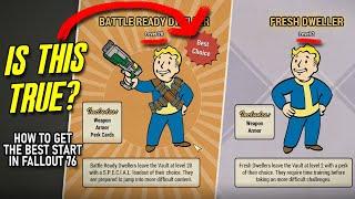 Is it better to start at level 20 or Level 1? - Fallout 76 Quick Start