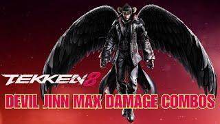 Devil Jin Max Damage Combos All Launchers