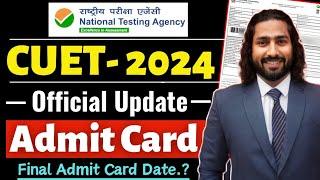 CUET 2024 Admit Card Final Date  How to Download CUET City Intimation Slip.?  CUET Admit Card 2024