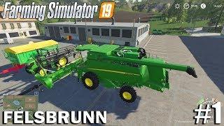 GETTING STARTED Felsbrunn  Timelapse #1  Farming Simulator 19