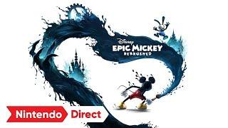 Disney Epic Mickey Rebrushed - Announcement Trailer - Nintendo Switch