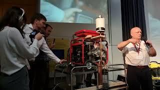 THOR - Live Thunderstorm generator demonstration under load in Technopark Zurich conference hall