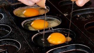 cheese egg bread 치즈 계란 빵 卵パン 雞蛋麵包 1500KRW  korean street food  부산 국제시장 부평시장