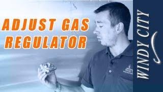 How to adjust gas pressure adjust gas regulator tutorial DIY Windy City Restaurant Equipment Parts