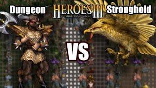 Dungeon vs Stronghold  100 weeks growth  Heroes of Might and Magic 3 HotA
