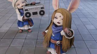 Bunny Zenos  FFXIV Animated