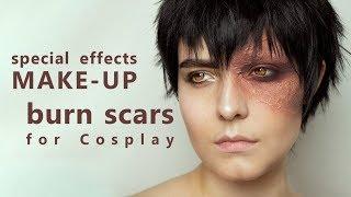 Burn Scars SFX makeup tutorial