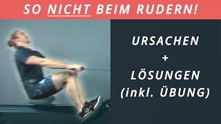 RUDERGERÄT FEHLER Einsteiger machen das falsch + Übung für zu Hause 2023