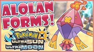 Top 5 AWESOME Alolan Forms for Pokemon Ultra Sun & Ultra Moon FANART