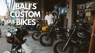 The Custom Motorcycles of Bali  The Reason Big Bikes are So Rare