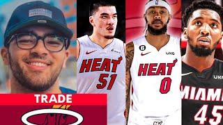 NBA TRADE RUMOR Miami Heat TRADE Donovan Mitchell TRADE DRAFT Edey + MORE With Adam Borai