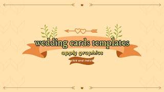 wedding cards templates link is available to install