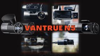 Kamera samochodowa VANTRUE N5 @ 1440p + 3x1080p 30fps