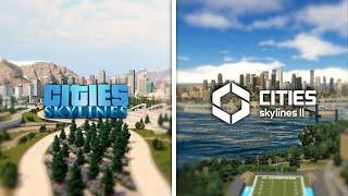 Does CS1 still look better? O  Cities Skylines 1 VS Cities Skylines 2 Comparison