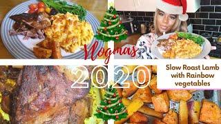 VLOGMAS 2020?  CHRISTMAS DINNER PLANNING  SLOW ROAST LAMB with RAINBOW VEGETABLES MISSVEELONDON