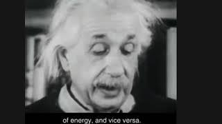 Albert Einstein explains e=mc2