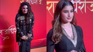 Raveena Tandon Rasha Thadani At Rajadhiraaj Love Life Leela’s grand premiere at NMACC – BKC