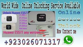 How To Unlock any version huawei e5577 932 21 200 09 00 1133 Online Unlocking service