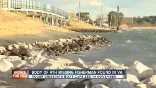 Body of 4th missing fisherman found in Virginia