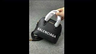 Balenciaga Ville Top Handle S BlackWhite