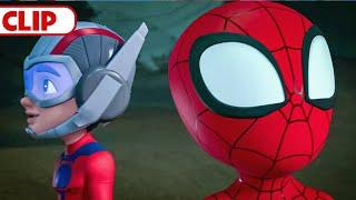 Spidey and Ant-Man save Aunt Mays Doll  Marvels Spidey and his Amazing Friends  @disneyjunior