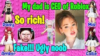  TEXT TO SPEECH  Im The Roblox CEOs Daughter But Nobody Knows That  Roblox Story