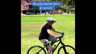 Be Sun Safe with the Bicycle Helmet Brim Shade Sun Visor Australian Made & Owned www.helmetbrims.com