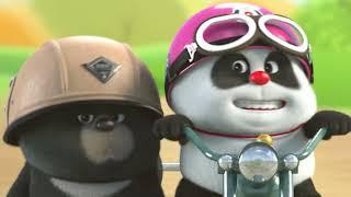 Bamboo Panda️ When Alien show up   Short Animation  #shorts #panda #animation