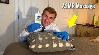 ASMR back massage and chiropractic adjustment roleplay