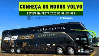 EXCLUSIVO Marcopolo G8 1000 e nova frota VOLVO da Viação Garcia e Brasil Sul  Review completo.