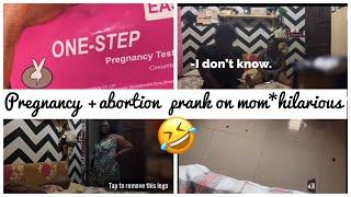 PREGNANCY + ABORTION prank on African mom. *Extremely hilariousmust watch-STRICT ASHANTI WOMAN.