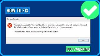 How to Fix You Might Not Have Permission to Use This Network Resource in Windows 111087