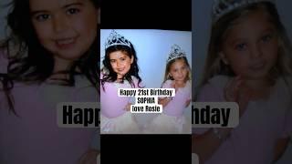 Happy 21st Birthday To My Cousin Sophia Grace I love you #shorts #family #viral