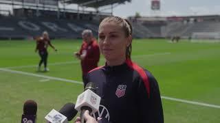 USWNT Forward ALEX MORGAN Team USA faces Korea Republic