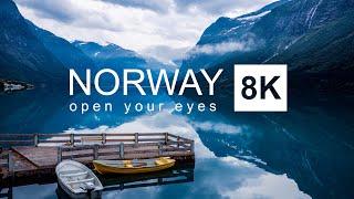 Norway in 8K ULTRA HD HDR - Most peaceful Country in the World 60 FPS