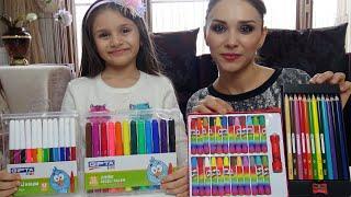 Lina Evde Saklı Çeşit Çeşit Sürpriz Boya Kalemleri Arıyor  Eğlenceli Çocuk Videosu