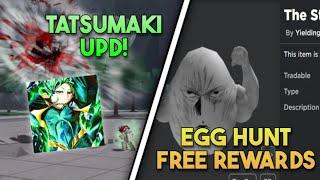 NEW Tatsumaki Ultimate UPDATE SOON + EGG HUNT FREE REWARDS  The Strongest Battlegrounds