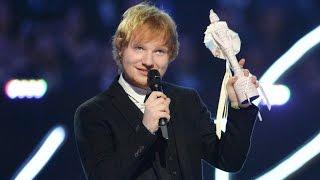 Ed Sheeran Wins British Male Solo Artist  BRIT Awards 2015