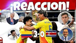 ASI REACCIONA la PRENSA de COSTA RICA a GOLEADA COLOMBIA VS COSTA RICA 3-0 HOY COPA AMERICA