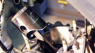 How to change piston  top end rebuild 2002-2007 Honda Cr 250