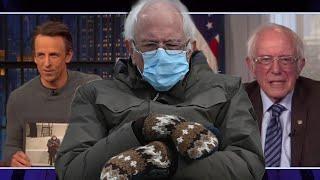 Bernie Sanders REACTS to His Viral Inauguration Mittens Memes