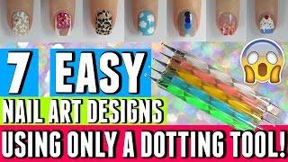 7 EASY NAIL ART DESIGNS THAT ONLY REQUIRE A DOTTING TOOL  Spangley Nails