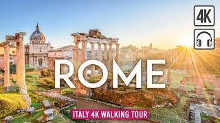 ROME Italy 4K Walking Tour - Captions & Immersive Sound 4K Ultra HD60fps