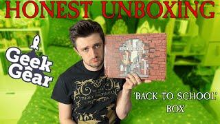 HONEST UNBOXING - GEEKGEAR BACK TO SCHOOL BOX