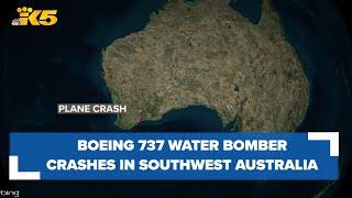 Boeing 737 water bomber crashes during firefighting mission in Australia