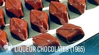 Making Liqueur Chocolates Boozy Sweet Treats 1965  British Pathé