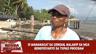 15 mananagat sa GenSan nalakip sa mga benepisyaryo sa tupad program