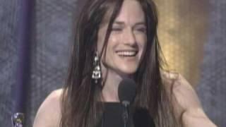 Holly Hunter winning an Oscar® for The Piano